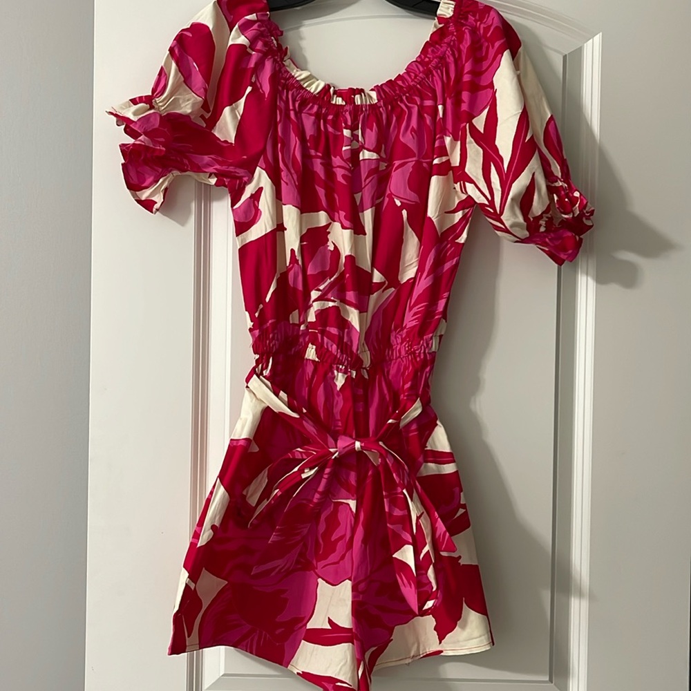 Flying Tomato, Tropical Romper, sz Small